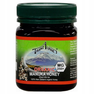 MEDOVÁ MANUKA MGO 250+ BIO 250 g - TRANZALPÍN