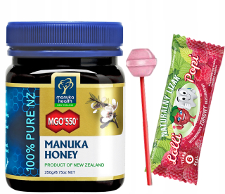 MANUKA HONEY MGO 550+ 250g Manuka Health + ZADARMO