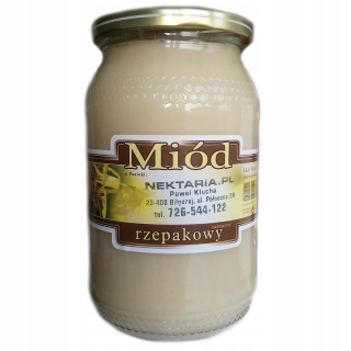 Rape Honey 1.2kg Kremowane Čistá odroda
