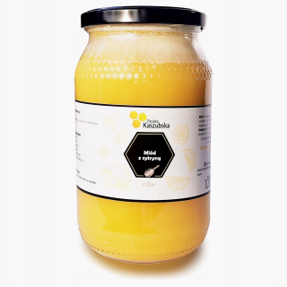 Med s citrónom -1.2kg - Kashubian Apiery