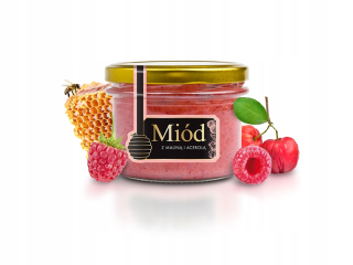 Med s Malina a Accer 250g Honey Garden