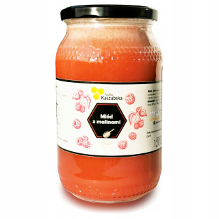 Med s malinami 1.2kg - Kashubian Apiry
