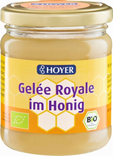 Med s bio 250 g včelí mlieko - HOYER