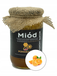 Med s oranžovými - 870g nádherný!