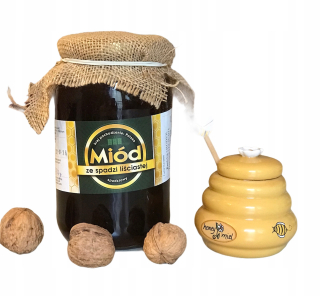 Med z listnatého priamo z Bieszczady 1200g