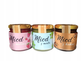 MED 3X250g SADA S MALINAMI, MATOU, KAKAO, KINAMON