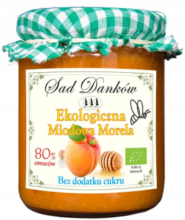 Sušené ovocie - Miodowa Morelie Bio 260 G - Sad Danków