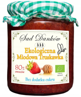 HONEY STRAHBERY BIO 260 G - SAD DANKÓW