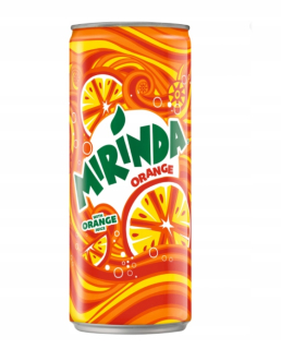 Mirinda, oranžový oranžový nápoj, 24x 330ml