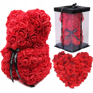 Darček na Valentína - Medvedík z peka 25 cm
