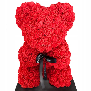 Darček na Valentína - Medveď s ružami pro-x 26 cm