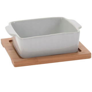 Misa Patera Snack Board s bambusovým zásobníkom