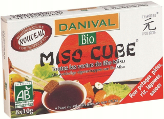 Ázijska kuchyňa - Miso Bio Cubes (8 x 10 g) 80 g - DANIAL