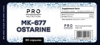 MK-677 + Ostarine 90caps 10mg MK-677, 10mg Ostia