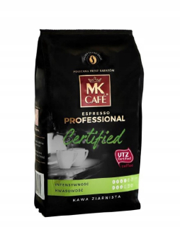 Zrnková káva -  MK Cafe Espresso Professional Certified 1 kg Lumar