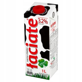 Lacite Mlieko 1 l 3,2% 12 kusov