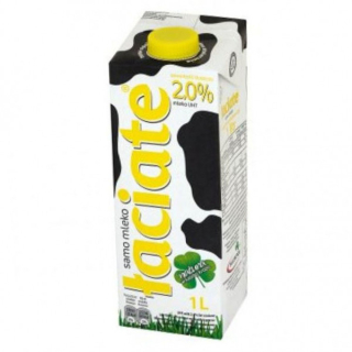 Putované mlieko 2,0% 1L - 12 kus