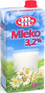 Milkovita Milk UHT proteín 3,2% Farba 1L x 24 ks.