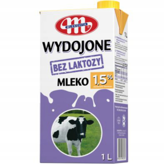 Milkove mlieko bez laktózy 1,5% 1L x 24