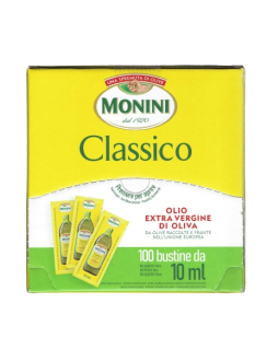 Olivový olej - Olivový olej MONINI Classico 100 vreciek, každé po 10 ml