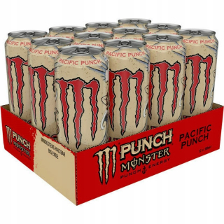 MONSTER ENERGY PACIFIC PUNCH 12x500ML CAFFEINE USA