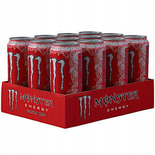 Monster Energy Ultra Red 12x 500ml kofeín