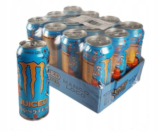 Šťava MONSTER MANGO LOCO 500 ml energetický nápoj x12