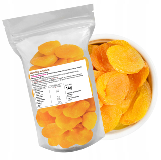 Sušené ovocie - SUŠENÉ MARHULE 1 kg - VEĽKÉ SVETLO BEZ SEMENÁ CHUTNÉ!