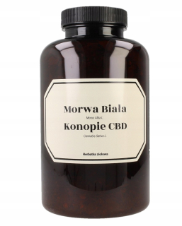 BIELA MOLBA S KONOPOU CBD