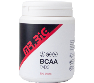 Aminokyseliny - Mr.BIG BCAA 500 T Vegan Vegan Vegge Aminokyseliny