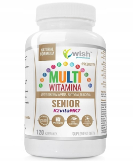 MULTIVITAMÍN SENIOR 120k VITAMÍNY + PREBIOTICKÝ