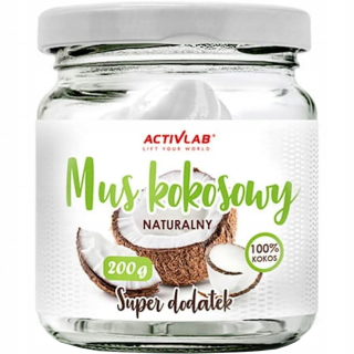 Coconut Mousse 200g Zdravý mazací krém