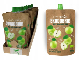 Ovocie mousse Owolovo Apple Ekodobro x 16 ks