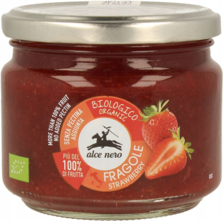 BIO JAHODOVÁ MOUSSE 270 g - ALCE NERO