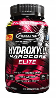 Spaľovač tuku - MUSCLETECH HYDROXYCUT HARDCORE ELITE 110k. HORÁK