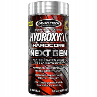 Spaľovač tuku - MUSCLETECH HYDROXYCUT HARDCORE NEXT GEN 100 viečok