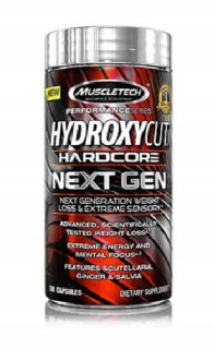 Spaľovač tuku - MUSCLETECH HYDROXYCUT HARDCORE NEXT GEN 100 viečok.