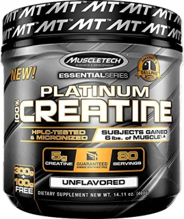 Kreatín - Muscletech Platinum 100% Kreatín 400 g Kreatín