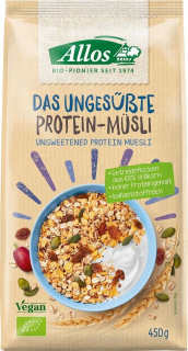 Proteín Muesli bez Additívnych cukrov BIO 450 G - AL