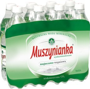 Muszynianka minerálna voda s horčíkom 8x0,6l