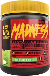 MUTANT MADNESS PRE-WORKOUT APPLE 225G ČERPADLO