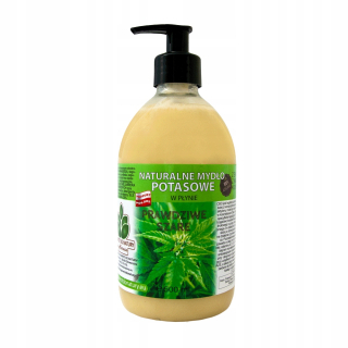 CBD - Konope mydlo (CBD), 0,5 l draselný sivá