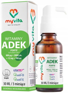 MYVITA ADEK FORTE 30ML VITAMÍN A D E K KAPKY