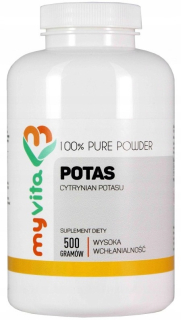 MyVita POTAS citrát potas čistý 500g tlak