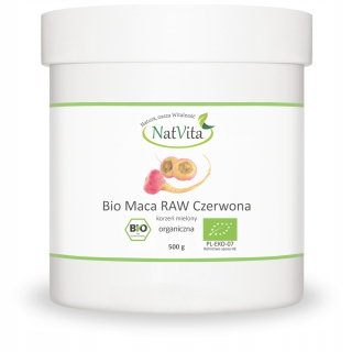 Maca BIO RAW červená zem 500g NatVita
