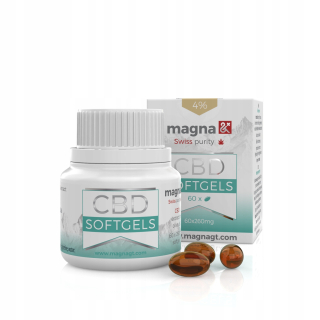 CBD - Kapsuly CBD MAGNA CIBDOL 4% CBD OIL 60 čiapky