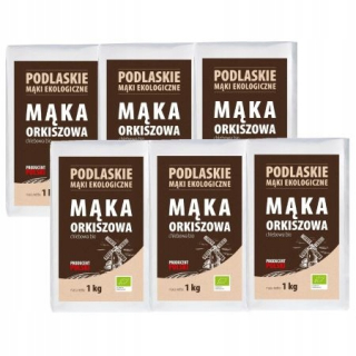 Chlieb alebo pravopisná múka. Nastavte 6x1kg Bio