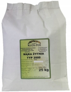 Rye Rye múka (typ 2000) 25 kg, doprava zdarma