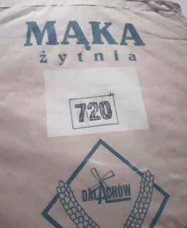 Rye múka Typ 720 Dalachów 25 kg