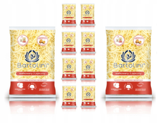 Tradičné cestoviny Bartolini s 2 vajcami. 10 x 400 g tenký